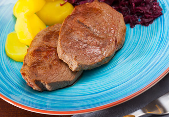 Roasted veal Hip Medallion