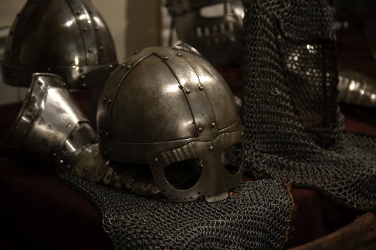 Medieval helmets armor