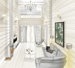 interior of living room