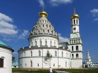 Historical monastery of the Russian Orthodox Church in Istra  was founded by Patriarch Nikon.