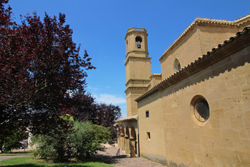 Obraz premium Parroquia de Santa María, Barásoain, Navarra, España