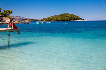 Obraz premium Ksamil - Butrint National Park, Sarande, Albania