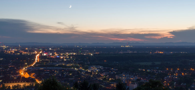 Karlsruhe vom Turmberg