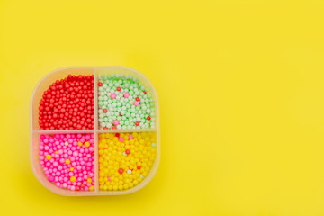 colorful foam balls