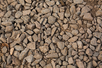 Surface of the gravel fraction as natural background