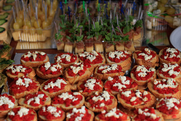 food, cake, fruit, christmas, market, sweet, dessert, table, buffet, candy, chocolate, colorful, red, sweets, celebration, dish, gourmet, party, holiday, traditional, canape, shop, catering, appetizer