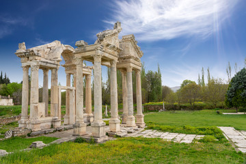 Obraz premium Afrodisias Ancient city. (Aphrodisias) Karacasu - Aydın, TURKEY
