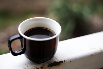 Close-up of cup of coffee