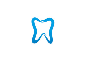 Fototapeta premium Creative Blue Tooth Logo 