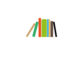 Creative Colorful Books Logo Vector 