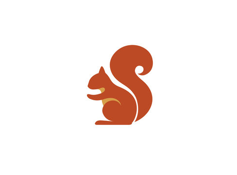 Squirrel Cartoon Leaf Logo | BrandCrowd Logo Maker