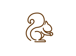 Creative Squirrel Logo © Abrastack Stu Design
