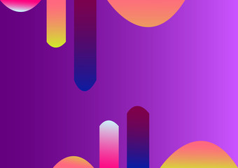 Abstract retro pattern of geometric shapes. Colorful gradient mosaic backdrop. Geometric hipster triangular background, vector