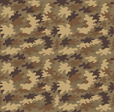Camouflage seamless pattern. Military texture