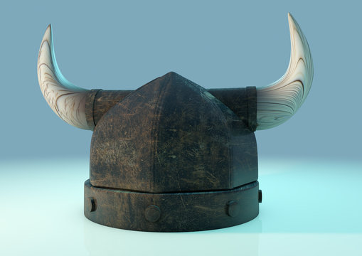 Viking helmet three quarter