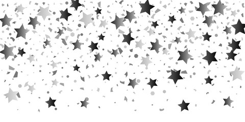 
Silver glitter confetti