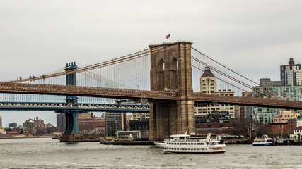 Brooklyn Bridge in NYC USA