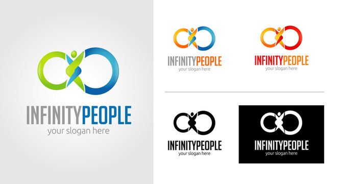 Infinity People Logo Template