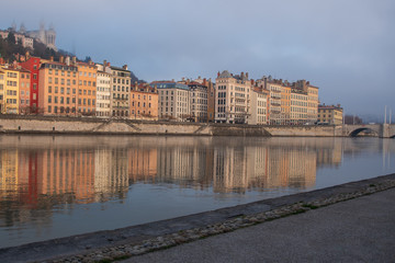 Old Lyon's reflections on a cloudy day