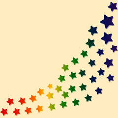 LGBT stars vector