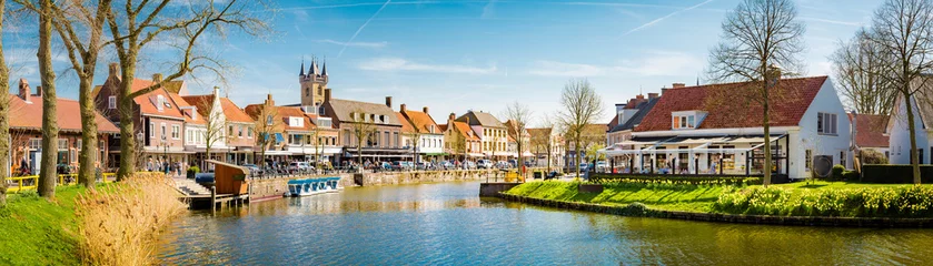 Foto op Aluminium Historic town of Sluis, Zeelandic Flanders region, Netherlands © JFL Photography