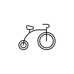 monocycle, bicycle icon. Element of carnival and amusement icon. Thin line icon for website design and development, app development. Premium icon © Jamila