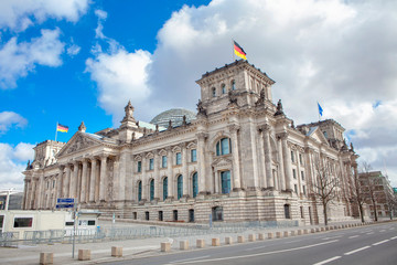 Fototapeta na wymiar Bundestag the national parliament of the Federal Republic of Germany
