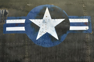 Wreckage B-52 aircraft of time of Vietnamese War in Hanoi museum