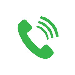 Phone icon, flat design template, vector