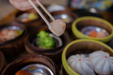 dimsum and chopsticks