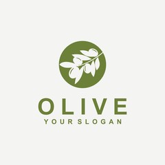 olive logo template