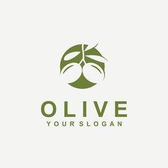 olive logo template