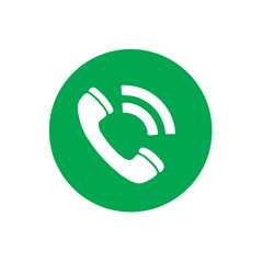 Phone icon, flat design template, vector