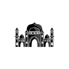 Mosque icon vector Illustration design template