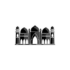 Mosque icon vector Illustration design template