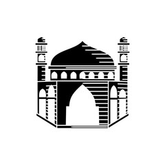 Mosque icon vector Illustration design template