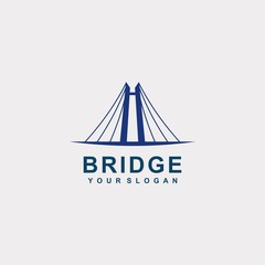 Bridge logo template