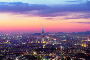 Seoul city skyline - 261890953