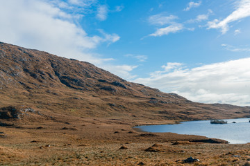Beautiful nature scene around Connemara National Park