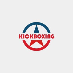 kickboxing logo template