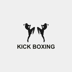 kickboxing logo template
