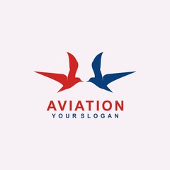 aviation logo template