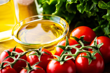 オリーブオイルと野菜