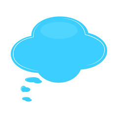 Isolated comic bubble chat. Vector illustration design