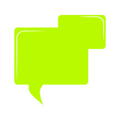 Isolated comic bubble chat. Vector illustration design