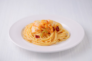 キムチのパスタ