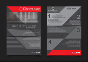 Annual report Brochure design template vector. Business Flyers infographic magazine poster. Abstract layout template ,Book Cover presentation portfolio.