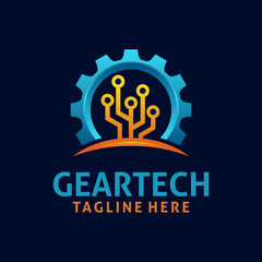Gear tech logo design