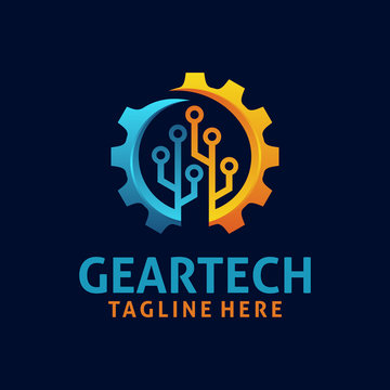 Gear tech logo design