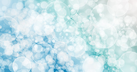 Blue background.Bokeh Blue background.